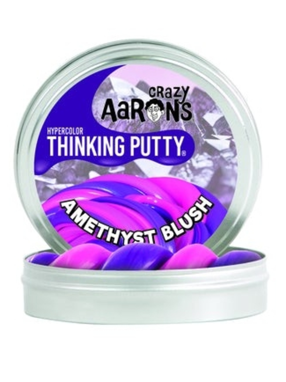 Crazy Aarons Thinking Putty - Mini Three  Amethyst Blush (Purple/Pink) EBA1-4